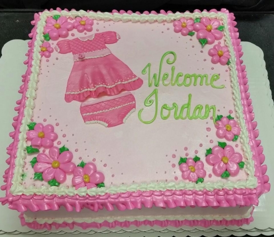 Pink Welcome Cake