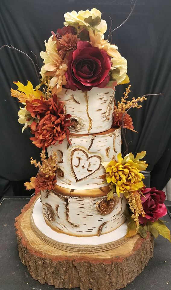 Fall Flower Cake