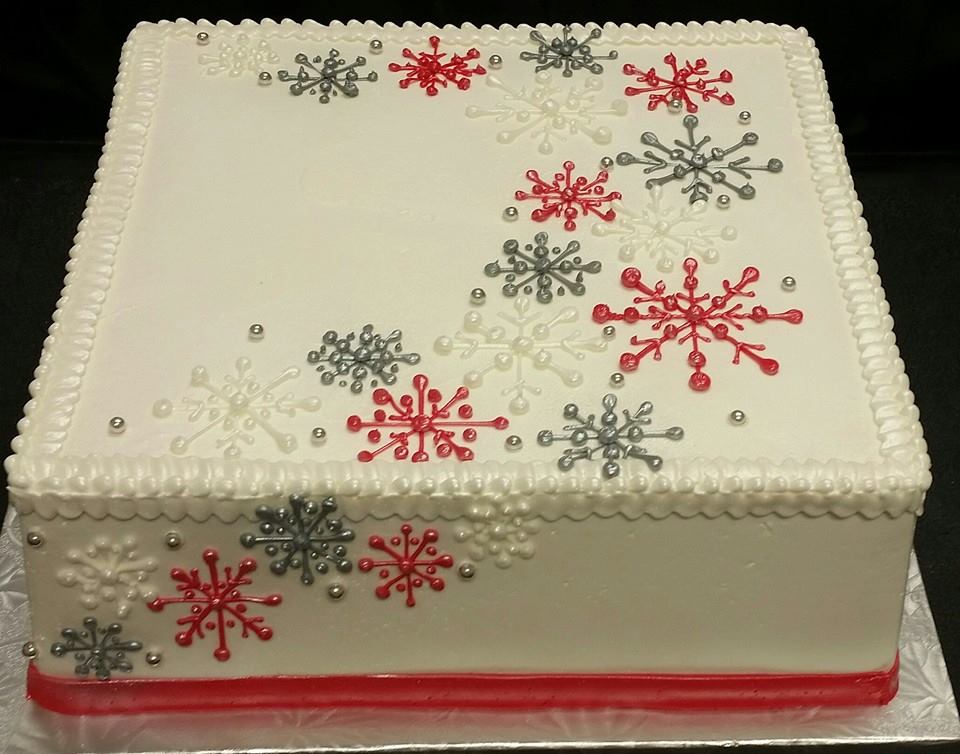 Square Christmas cake - deleukstetaartenshop.com