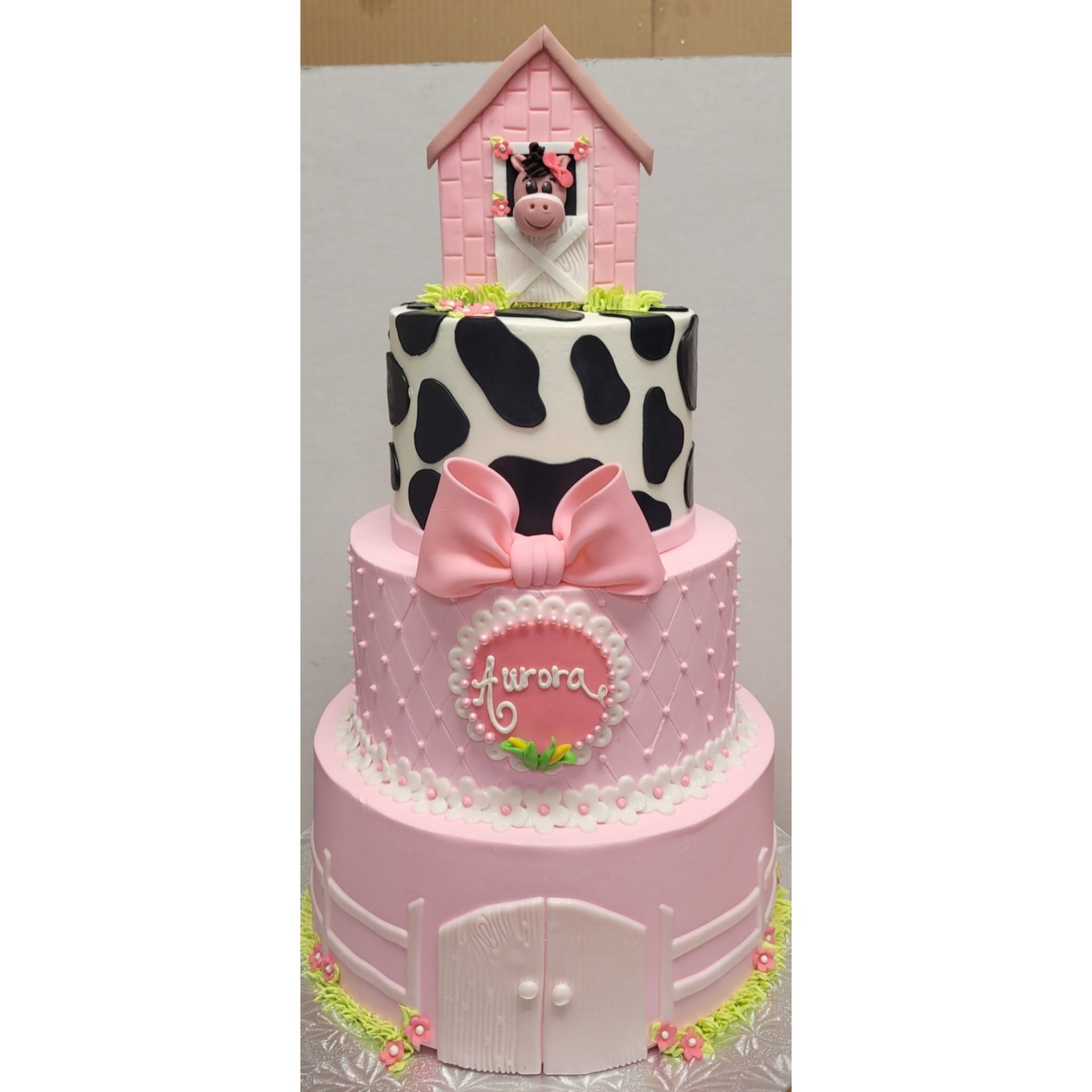 farm cake for girl